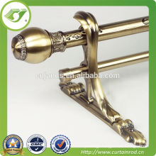 window curtain rod double track,flat iron curtain rod